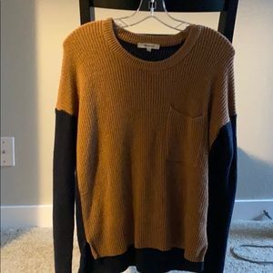 Madewell Colorblock Sweater Size Small